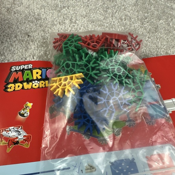 MISSING PIECES K'nex Super Mario 3D World Cat Mario #38685 Building Set - Picture 7 of 8